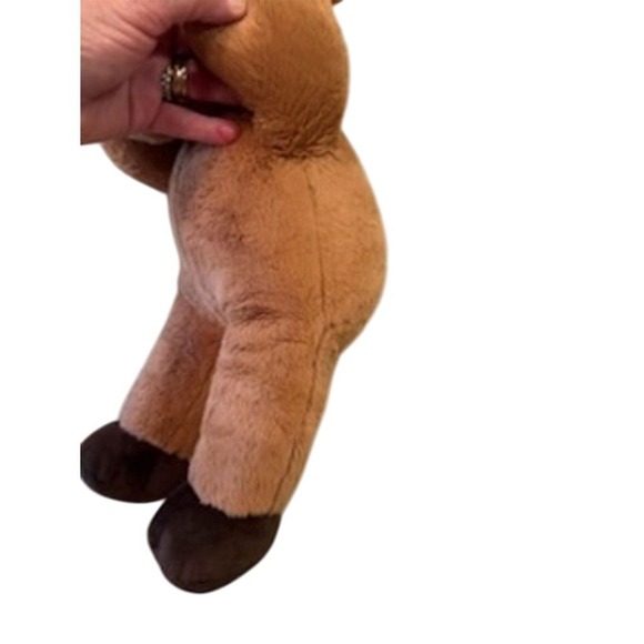 Build-A-Bear Holly Moose 16" Plush Toy Red Bow Holiday Collection BAB Christmas - Picture 3 of 10